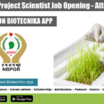 ICAR-NBPGR Project Scientist Job Opening – Attend Walk-In ICAR-NBPGR Project Scientist Job