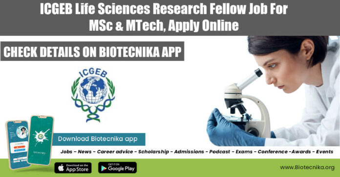 ICGEB Life Sciences Research