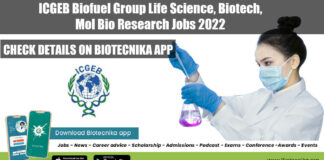 ICGEB Research Vacancies 2022
