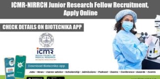 ICMR-NIRRCH Research Post