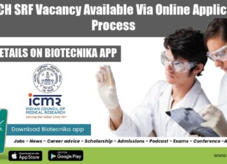ICMR-NIRRCH Vacancy For SRF