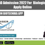IISER-TVM PhD Admission 2022
