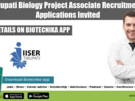 IISER Tirupati Biology Project