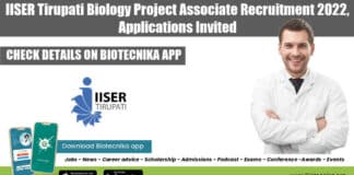 IISER Tirupati Biology Project