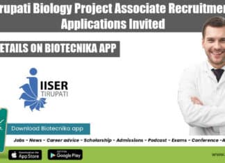 IISER Tirupati Biology Project
