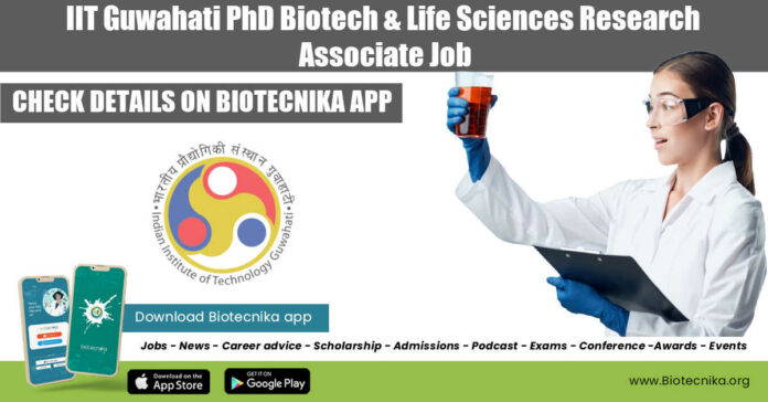 IIT Guwahati PhD Biotech
