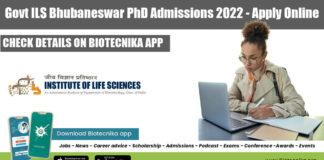 ILS PhD Admission 2022
