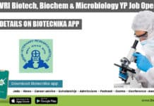 ICAR-IVRI Biotech, Biochem & Microbiology YP Job Openings IVRI Young Professional Jobs
