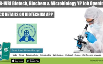 IVRI Young Professional Jobs