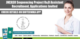 JNCASR Sequencing Project R&D