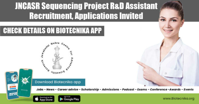 JNCASR Sequencing Project R&D