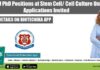 KGMU PhD Positions at Stem Cell/ Cell Culture Unit, Applications Invited KGMU PhD Positions