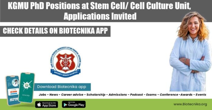 KGMU PhD Positions