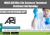 MACS ARI MSc Life Sciences Technical Assistant Job Opening MACS ARI Jobs 2022