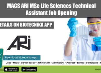 MACS ARI Jobs 2022