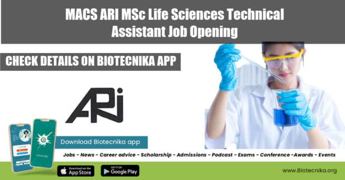 MACS ARI Jobs 2022