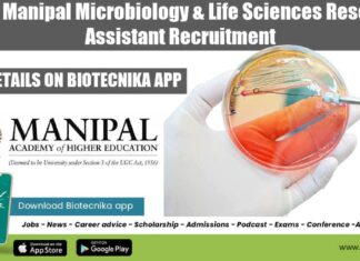 MAHE Manipal Vacancy 2022