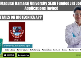 MKU JRF Job