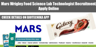 Mars Wrigley Food Science