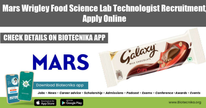 Mars Wrigley Food Science