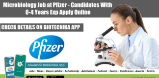 Microbiology Job at Pfizer