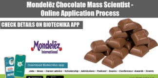 Mondelēz Chocolate Mass Scientist