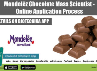 Mondelēz Chocolate Mass Scientist