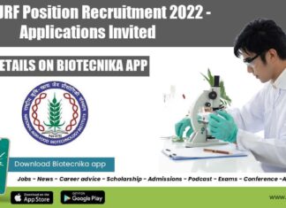 NABI JRF Position Recruitment