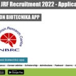 NBRC Project JRF Recruitment