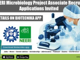 NEERI Microbiology Project Job