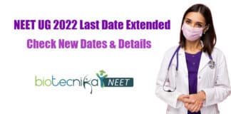 NEET UG 2022 Updates