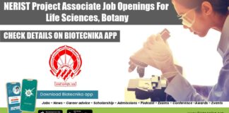 NERIST Project Associate Job