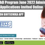 NIBMG PhD Program June 2022 Admissions – Applications Invited Online NIBMG PhD Admission 2022