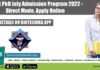 NIPER PhD July Admission Program 2022 – Direct Mode, Apply Online NIPER PhD July Admission