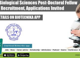 NISER Biological Sciences PDF