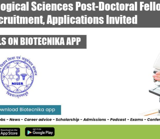 NISER Biological Sciences PDF