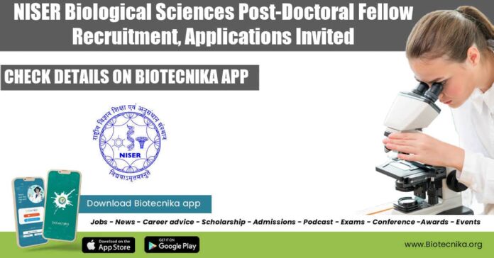 NISER Biological Sciences PDF