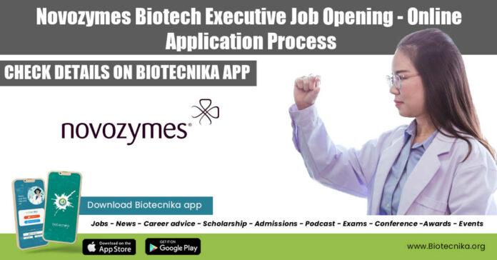 Novozymes Biotech Executive Job