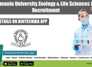Osmania University JRF Recruitment