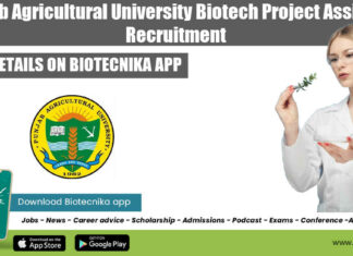 PAU Biotech Project Assistant Jobs