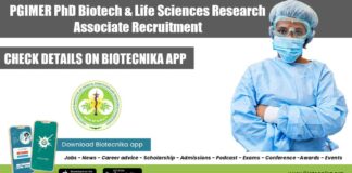 PGIMER PhD Biotech