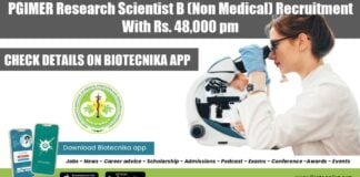 PGIMER Research Scientist Job