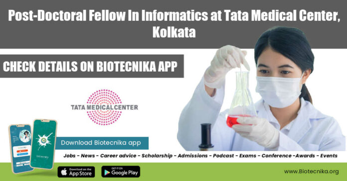 Post-Doctoral Fellow In Informatics