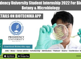 Presidency University Student Internship