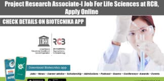 Project Research Associate-I Job
