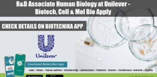 R&D Associate Human Biology