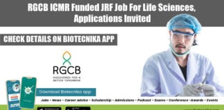 RGCB Life Sciences Post