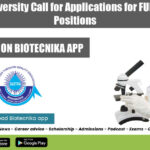 SASTRA University Call for Applications for FULL-TIME Ph.D Positions SASTRA University PhD Positions