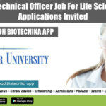 SNU Technical Officer Job For Life Sciences, Applications Invited SNU Technical Officer Job For Life Sciences, Applications Invited