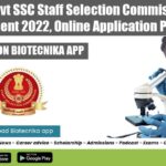 SSC Staff Selection 2022